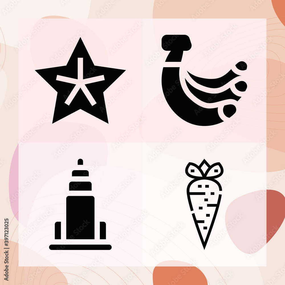 Simple set of legislature related filled icons Simple set of legislature related filled icons