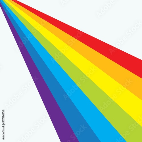 rainbow background template vector