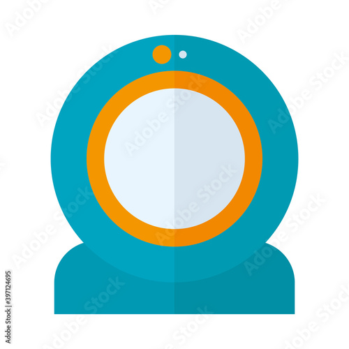 web cam icon, flat style