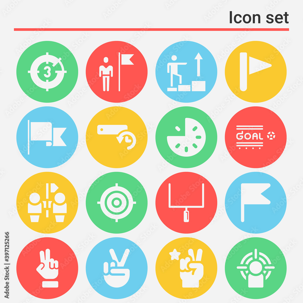 16 pack of scored filled web icons set 16 pack of scored filled web icons set