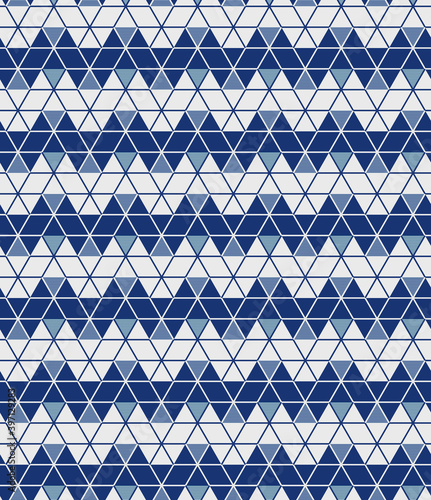The Seamless Indigo And Grey Beehive Patterns