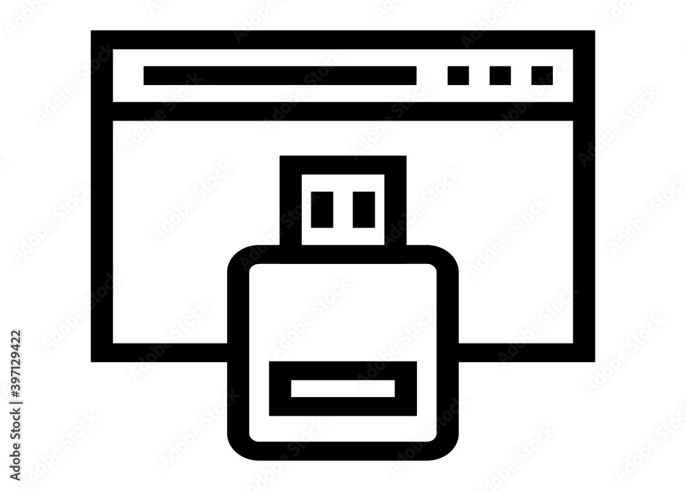 storage vector  icon for apps and website