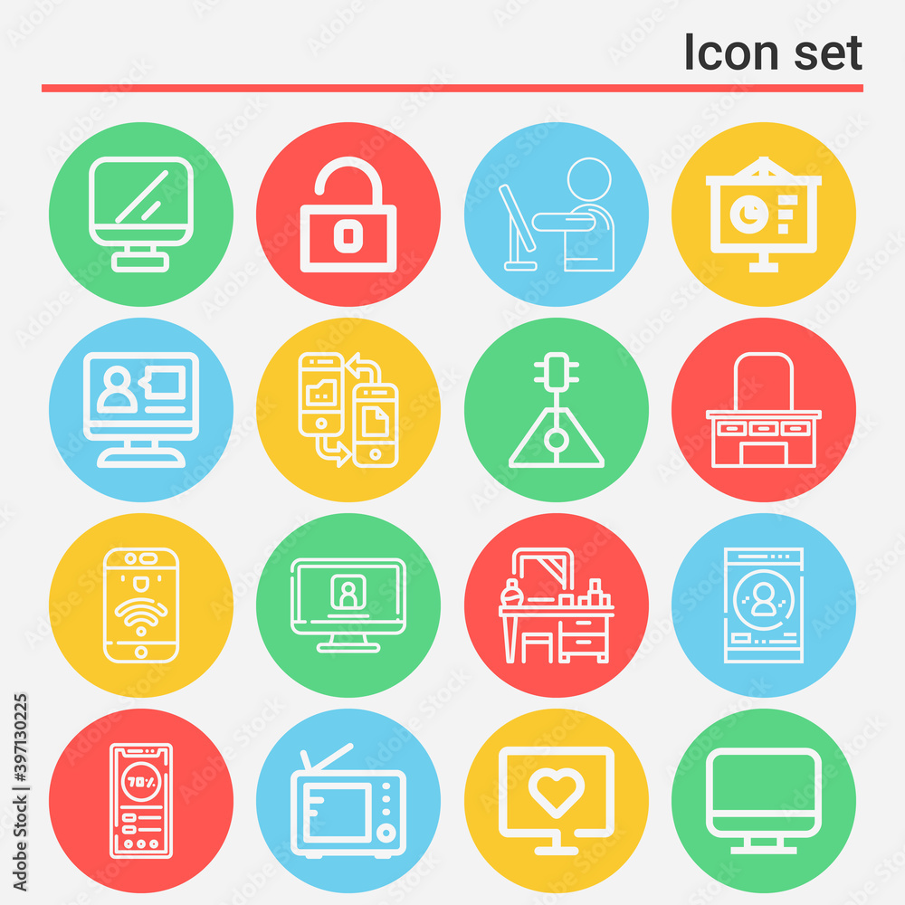 16 pack of adaptation lineal web icons set 16 pack of adaptation lineal web icons set