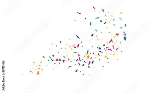 Color Elements Independence White Background. 