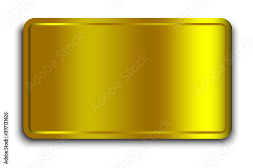 Gold foil texture. Metal gradient. Luxury golden wallpaper. Gold background. Yellow color. Stock image. EPS 10.