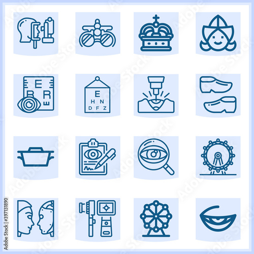 Indies  related simple set. 16  lineal