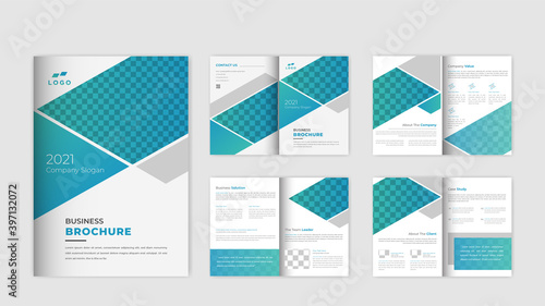 Brochure design with cover page for company profile, annual report,
brochures, flyers, presentations, leaflet, magazine, book .and a4 size scale for editable.