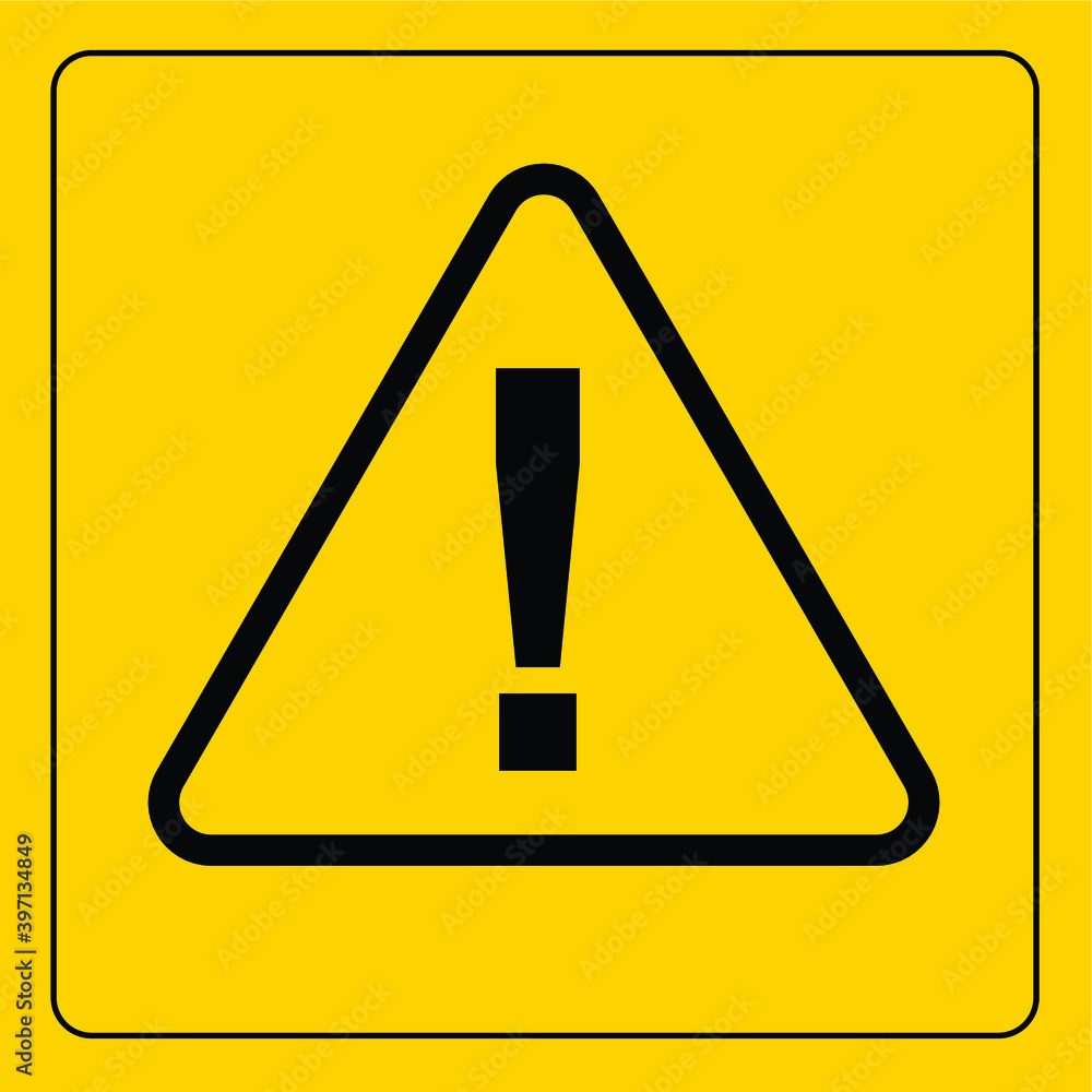 Caution Sign. Warning Concept. Vector Illustration Caution Sign. Warning Concept. Vector Illustration