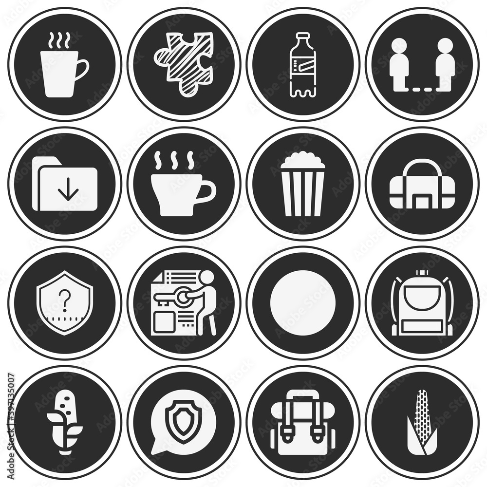 16 pack of preserve filled web icons set 16 pack of preserve filled web icons set