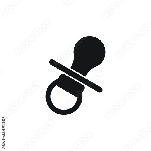 Baby pacifier icon design. vector illustration
