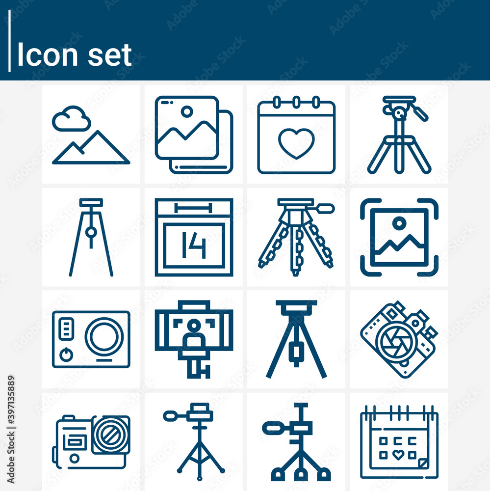 Simple set of wrapped related lineal icons. Simple set of wrapped related lineal icons.