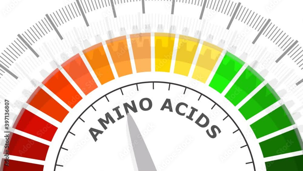 Gradient scale. Amino acids level measuring device icon. Sign tachometer, speedometer, indicators. Infographic gauge element. 3D rendering. Gradient scale. Amino acids level measuring device icon. Sign tachometer, speedometer, indicators. Infographic gauge element. 3D rendering.