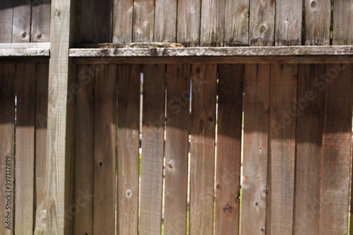 old wooden fence