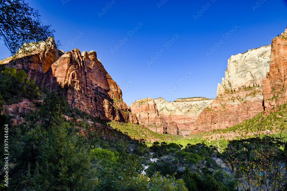 Zion Canyon and Virgin River