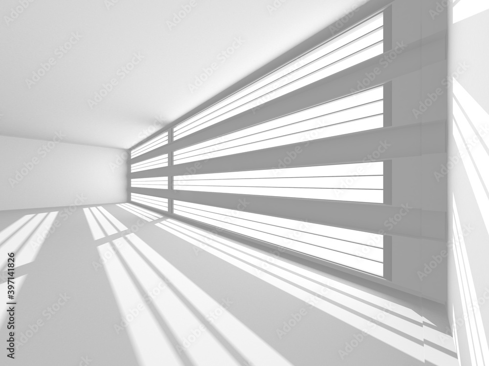 Obraz premium White Modern Background. Abstract Building Concept