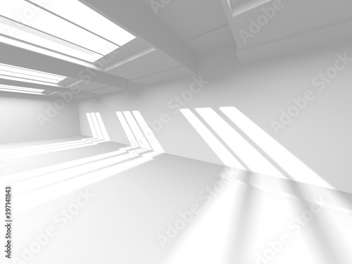 White Modern Background. Abstract Building Concept