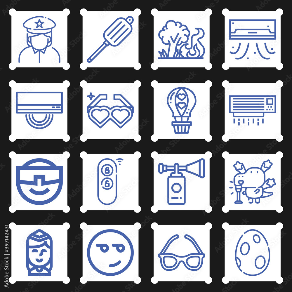16 pack of breeze lineal web icons set 16 pack of breeze lineal web icons set