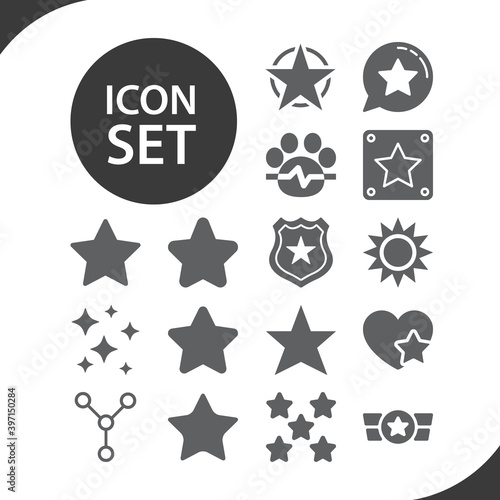 Simple set of spectral related filled icons.