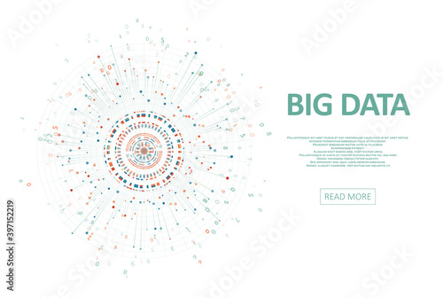 Abstract big data visualization