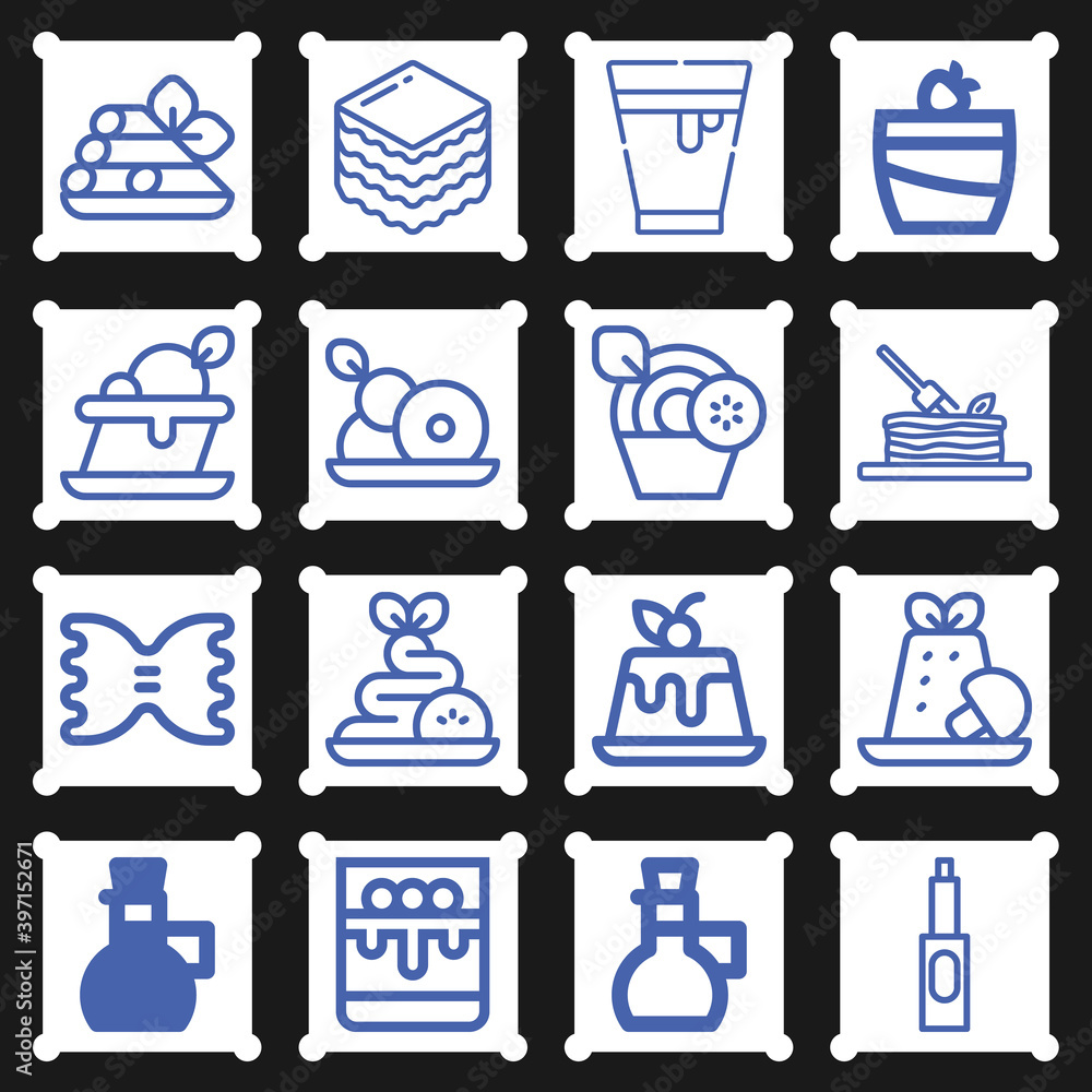 16 pack of med lineal web icons set 16 pack of med lineal web icons set