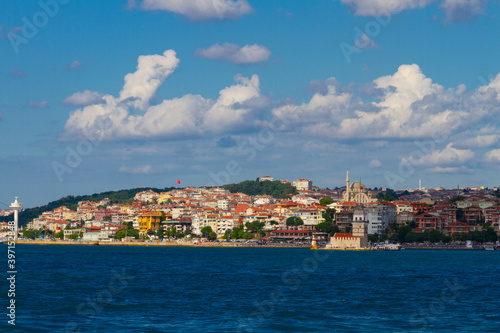 Old historical buildings in Istanbul Marmara Sea photo