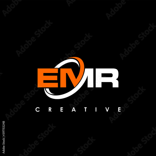 EMR Letter Initial Logo Design Template Vector Illustration 