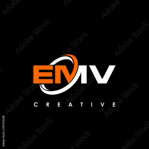 EMV Letter Initial Logo Design Template Vector Illustration	
