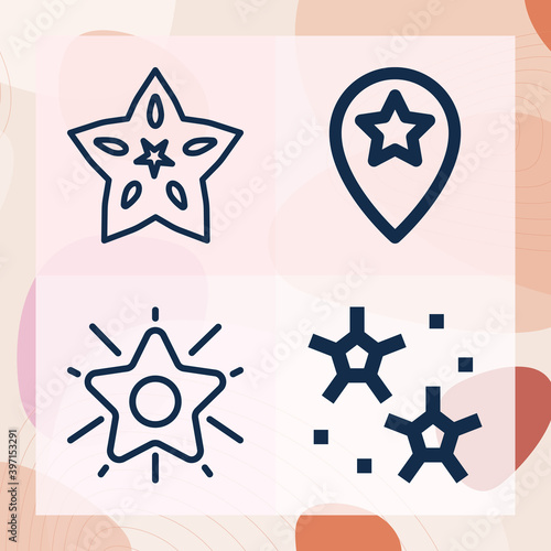 Simple set of variable related lineal icons