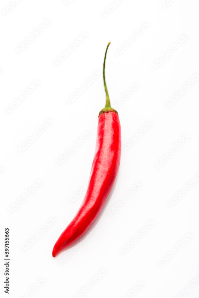red chili or pepper isolated on white background red chili or pepper isolated on white background