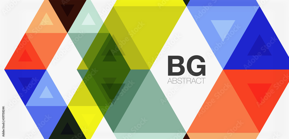 Mosaic triangle pattern abstract background for cover, banner, flyer and poster and other template Mosaic triangle pattern abstract background for cover, banner, flyer and poster and other template