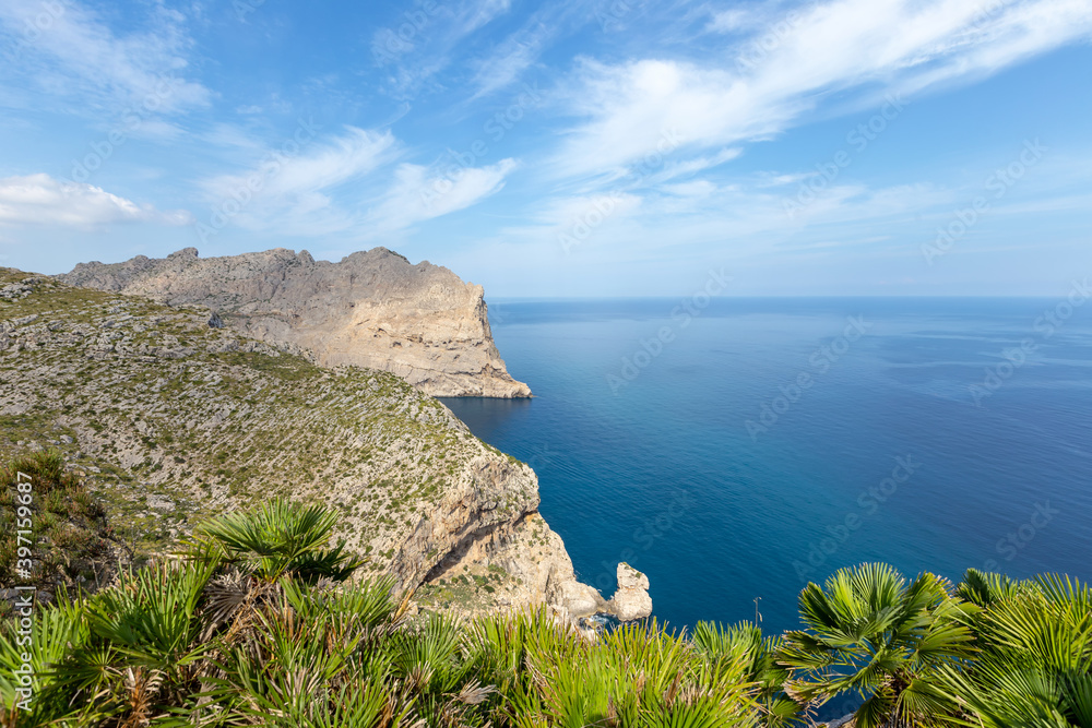 Viewpoint at Cap Formentor on the island of Mallorca, Spain