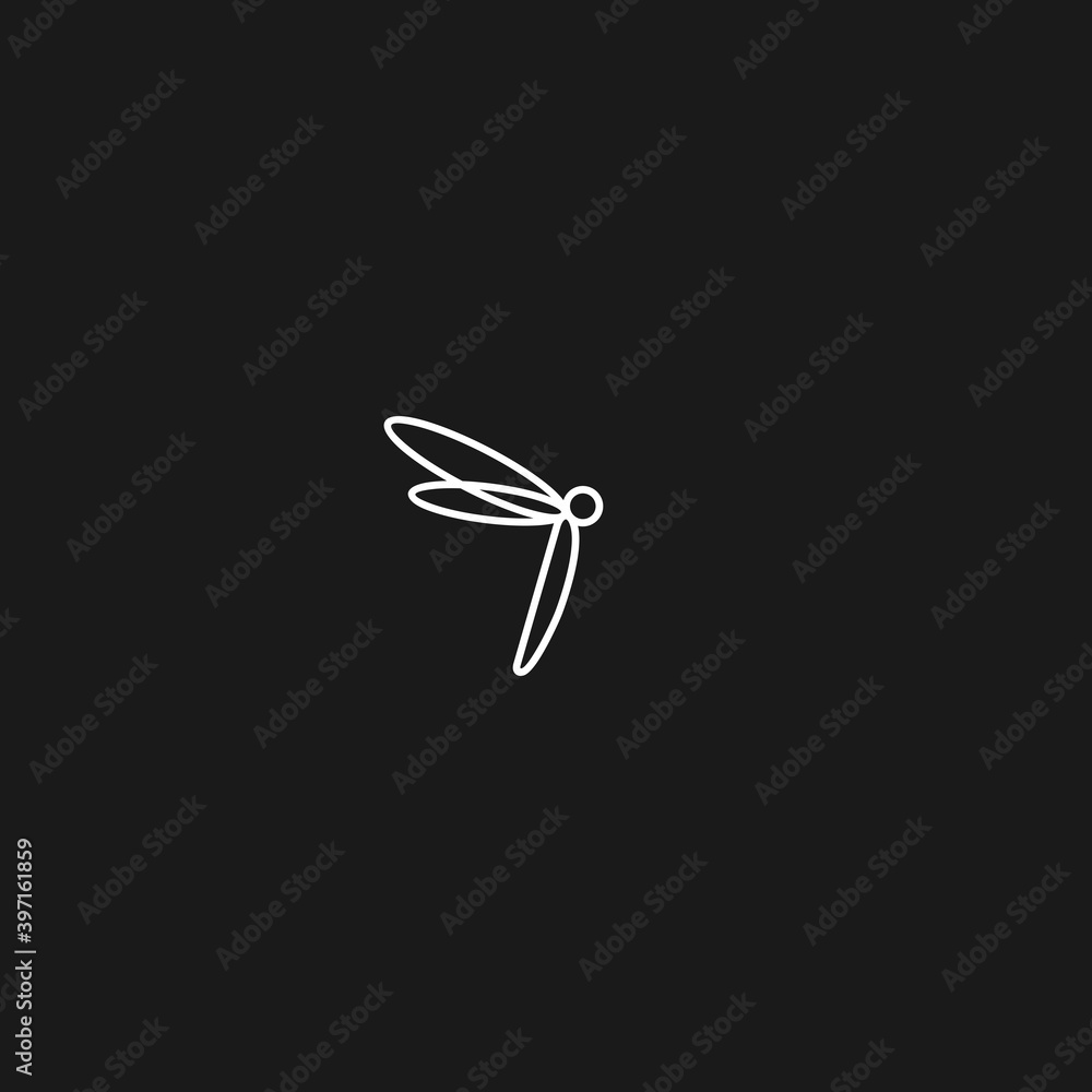 abstract linear firefly vector illustration abstract linear firefly vector illustration