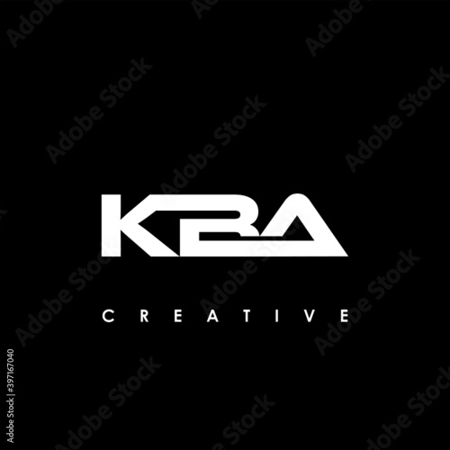 KBA Letter Initial Logo Design Template Vector Illustration	
 photo