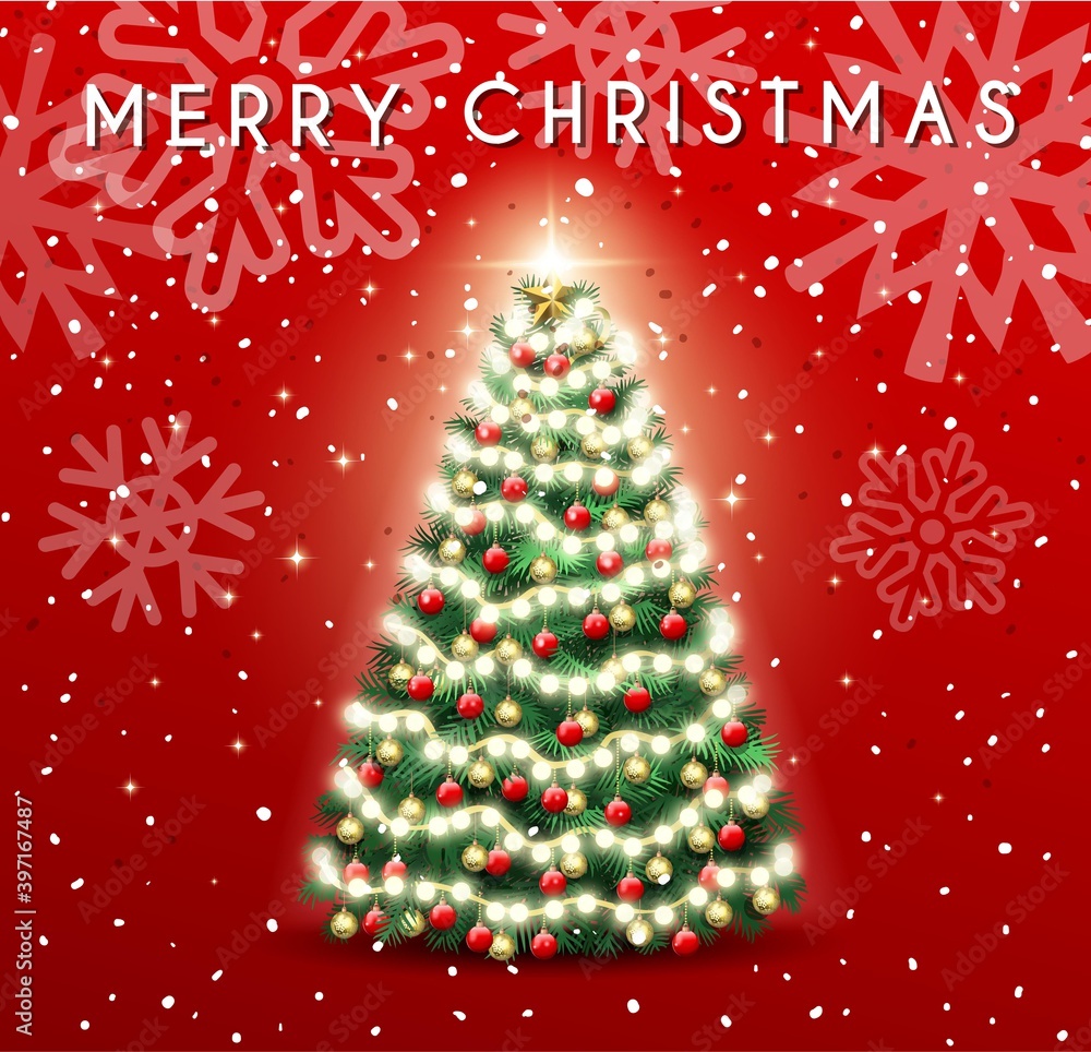 light christmas tree card light christmas tree card