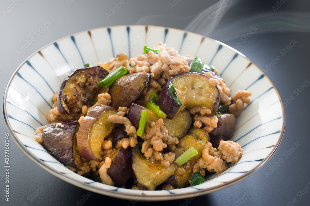 ナスとひき肉の味噌炒め ナスとひき肉の味噌炒め