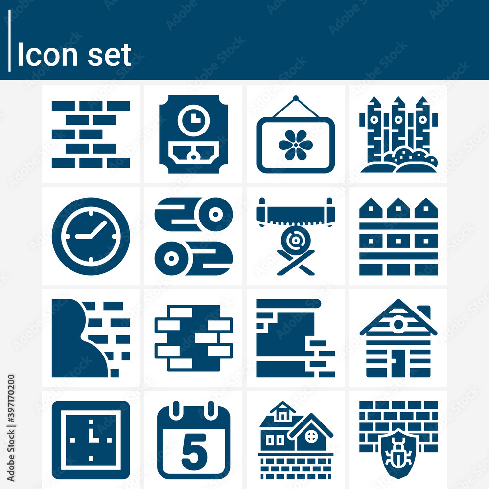 Simple set of obsolete related filled icons. Simple set of obsolete related filled icons.