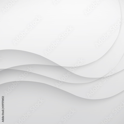 white elegant business background vector wave lines wavy