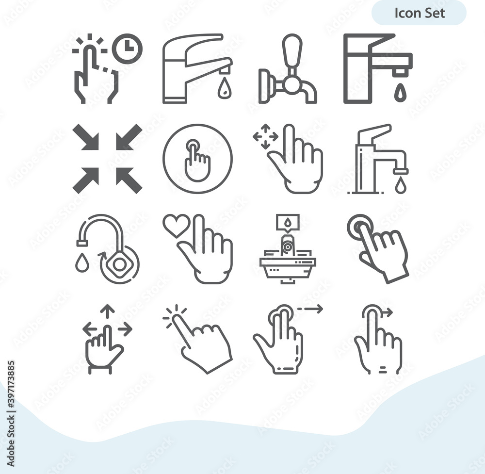 Simple set of maximize related lineal icons. Simple set of maximize related lineal icons.