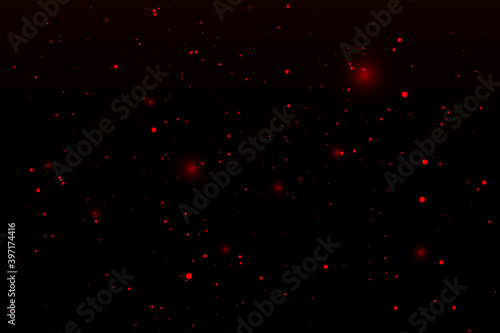 Set of red glowing lights effects isolated on transparent background Flash with rays and spotlight Star burst with sparkles