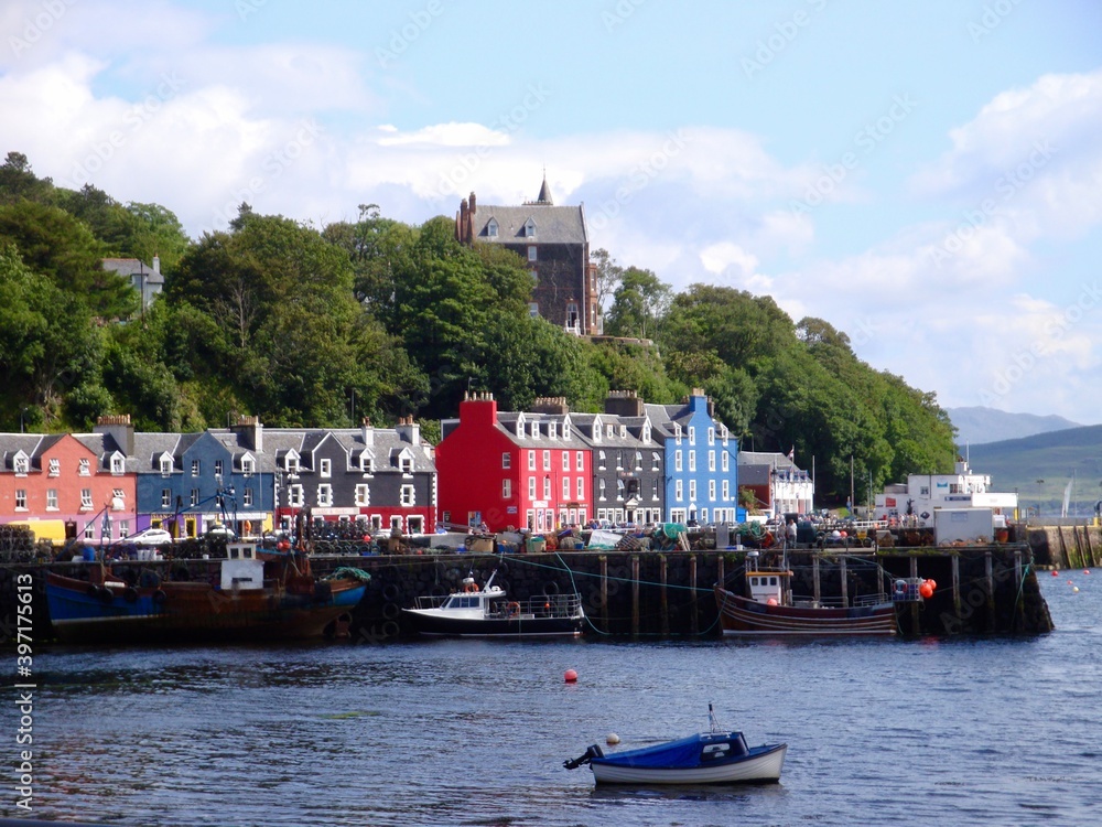 view of the tobermory town by the sea view of the tobermory town by the sea
