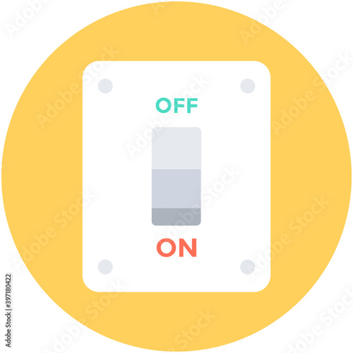 
Power Switch Vector Icon
