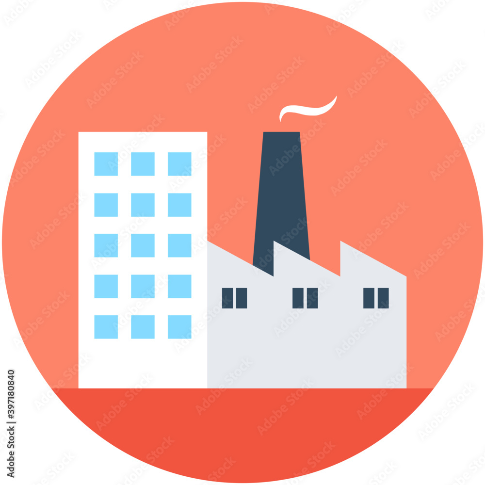 Factory Vector Icon
Factory Vector Icon