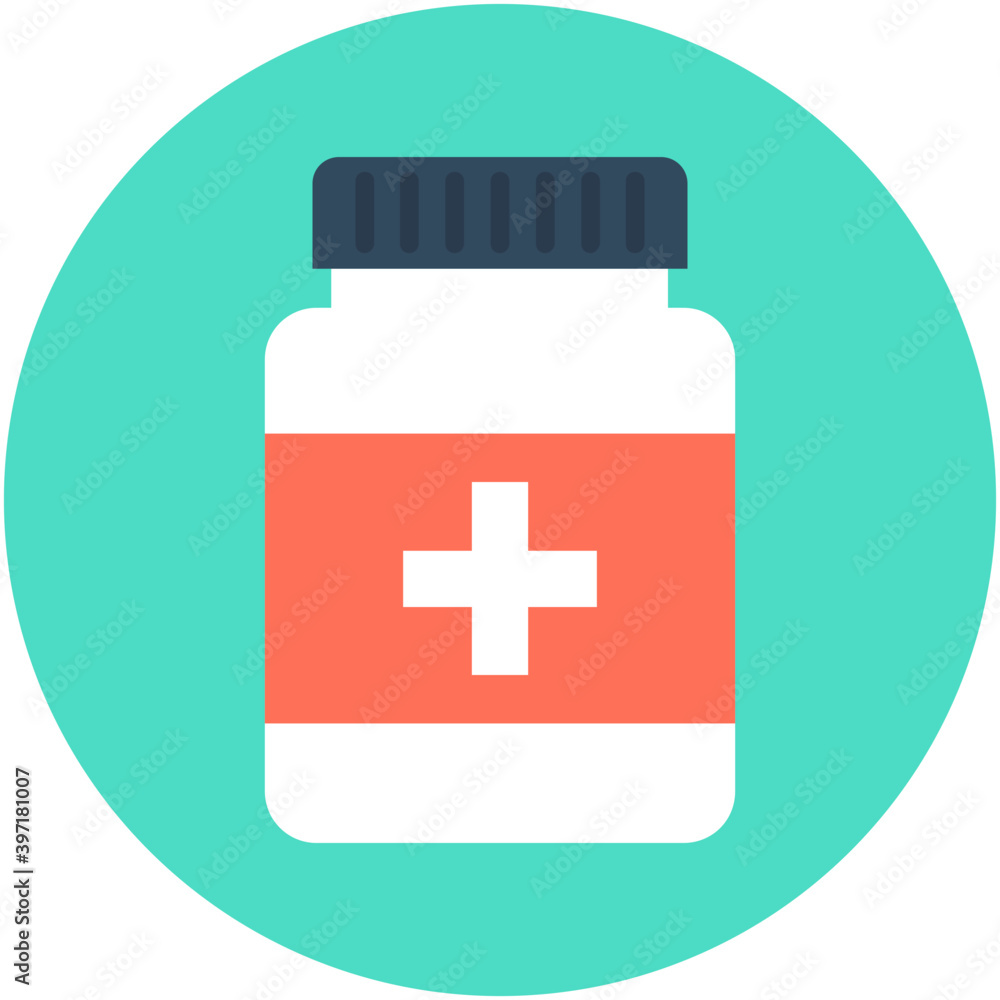 Medicine Jar Vector Icon
Medicine Jar Vector Icon