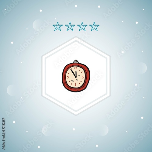 clock_  vector icon modern