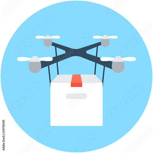 
Air Delivery Vector Icon
