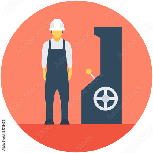 
Worker Vector Icon
