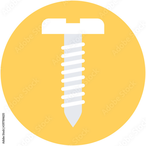 
Screw Vector Icon
