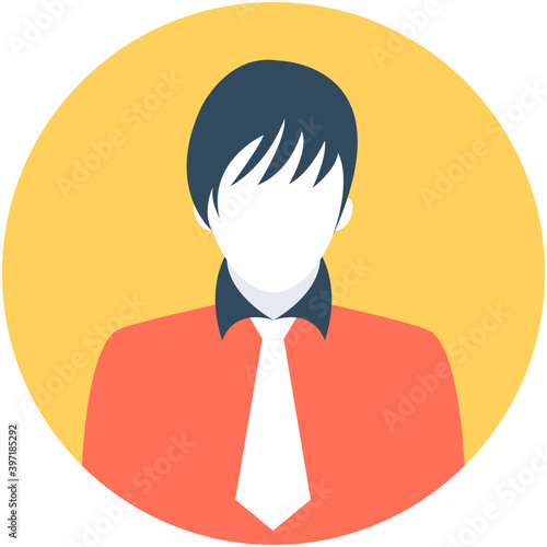  Secretary Vector Icon 