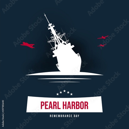 Pearl Harbor Remembrance Day Background.