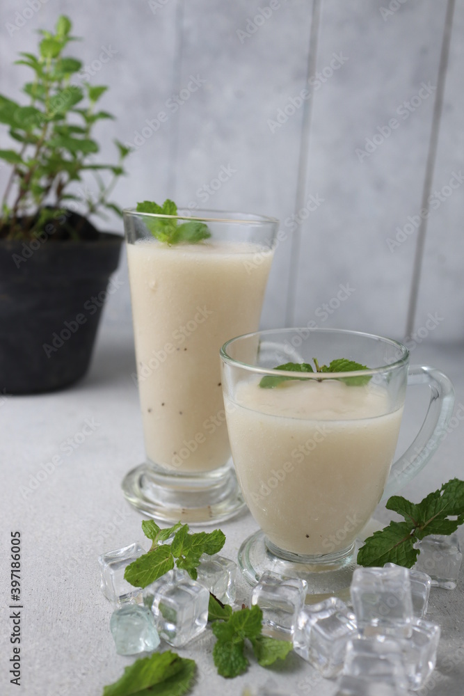 Jus sirsak. Soursop juice in glass. Jus sirsak. Soursop juice in glass.